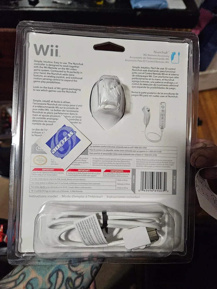 New Nintendo Wii Nunchuk Controller Accessory image indicator(4)