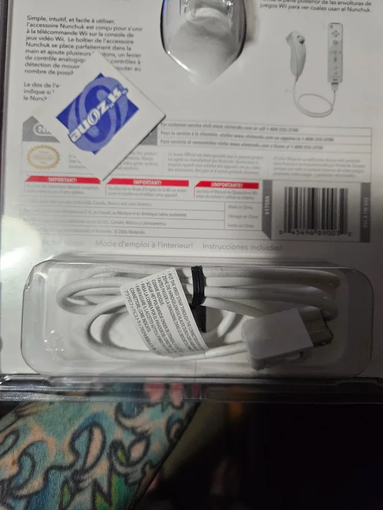 New Nintendo Wii Nunchuk Controller Accessory image indicator(5)