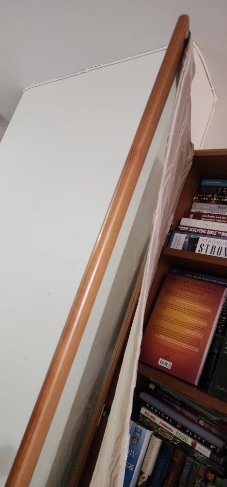 Wood Framed Bookcase Cabinet - photo 3