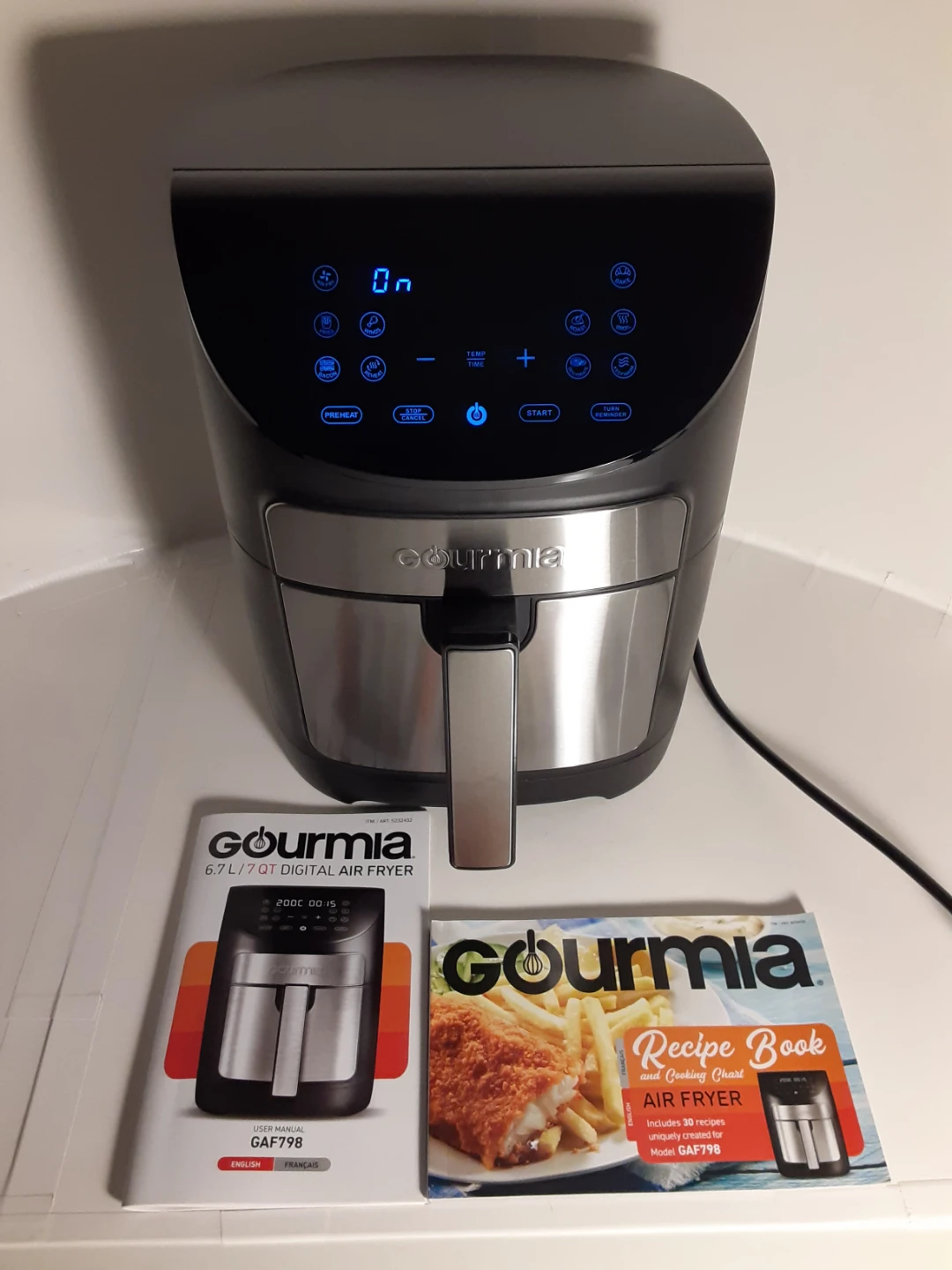 Gourmia - Digital Air Fryer | 6.7L/7QT GAF798