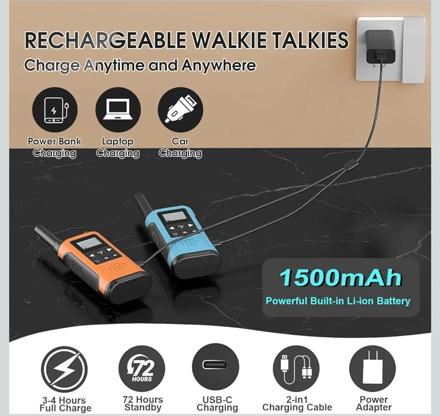 Walkie Talkies Long Range - photo 4
