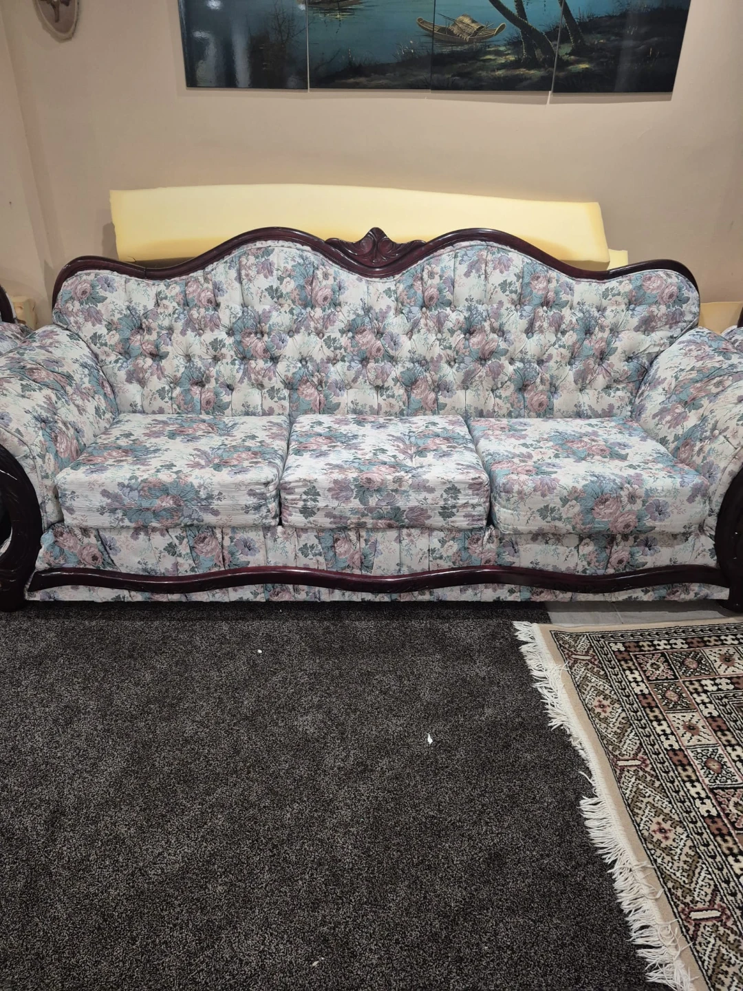 Floral Patterned Sofa Set - photo 2