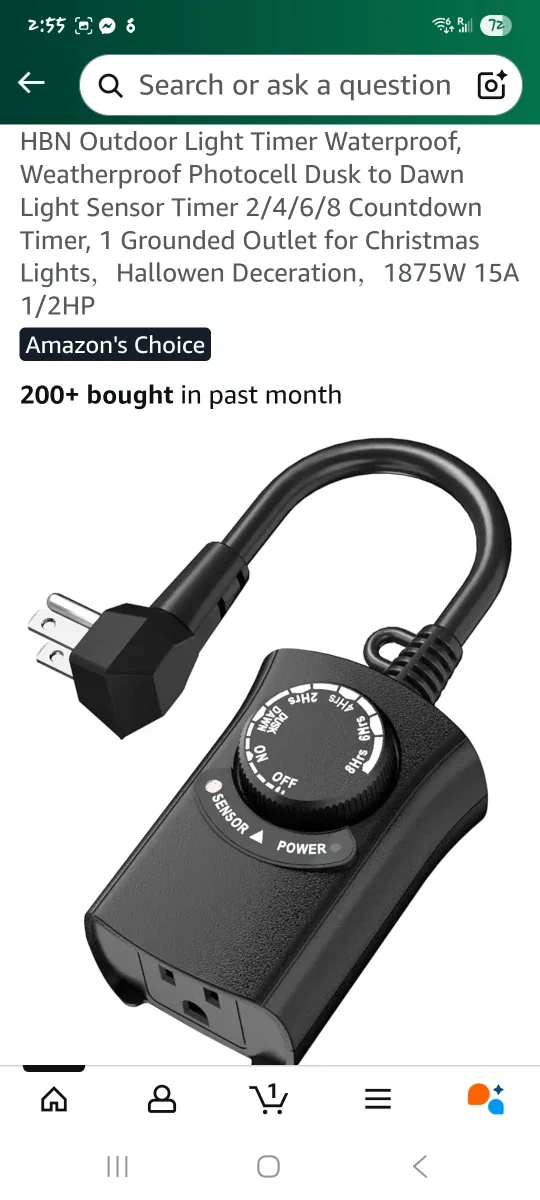 Outdoor Light Timer - New!