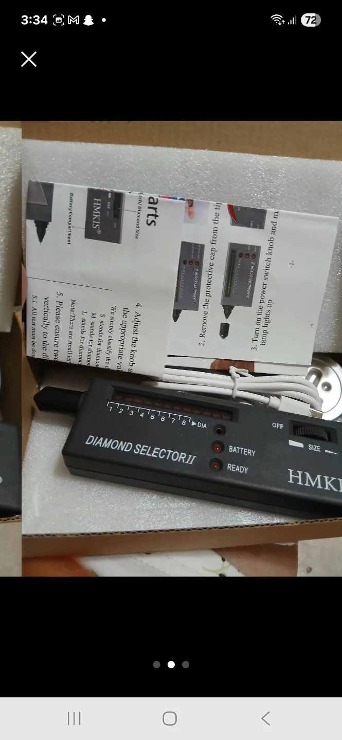 New Portable diamond tester.  Includes USB - photo 3