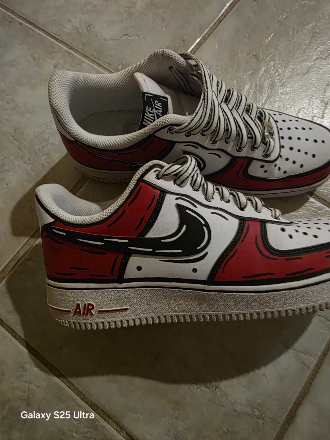 Nike Af1 Cartoon Custom Sneakers and af1 custom Louis Vuitton - photo 2