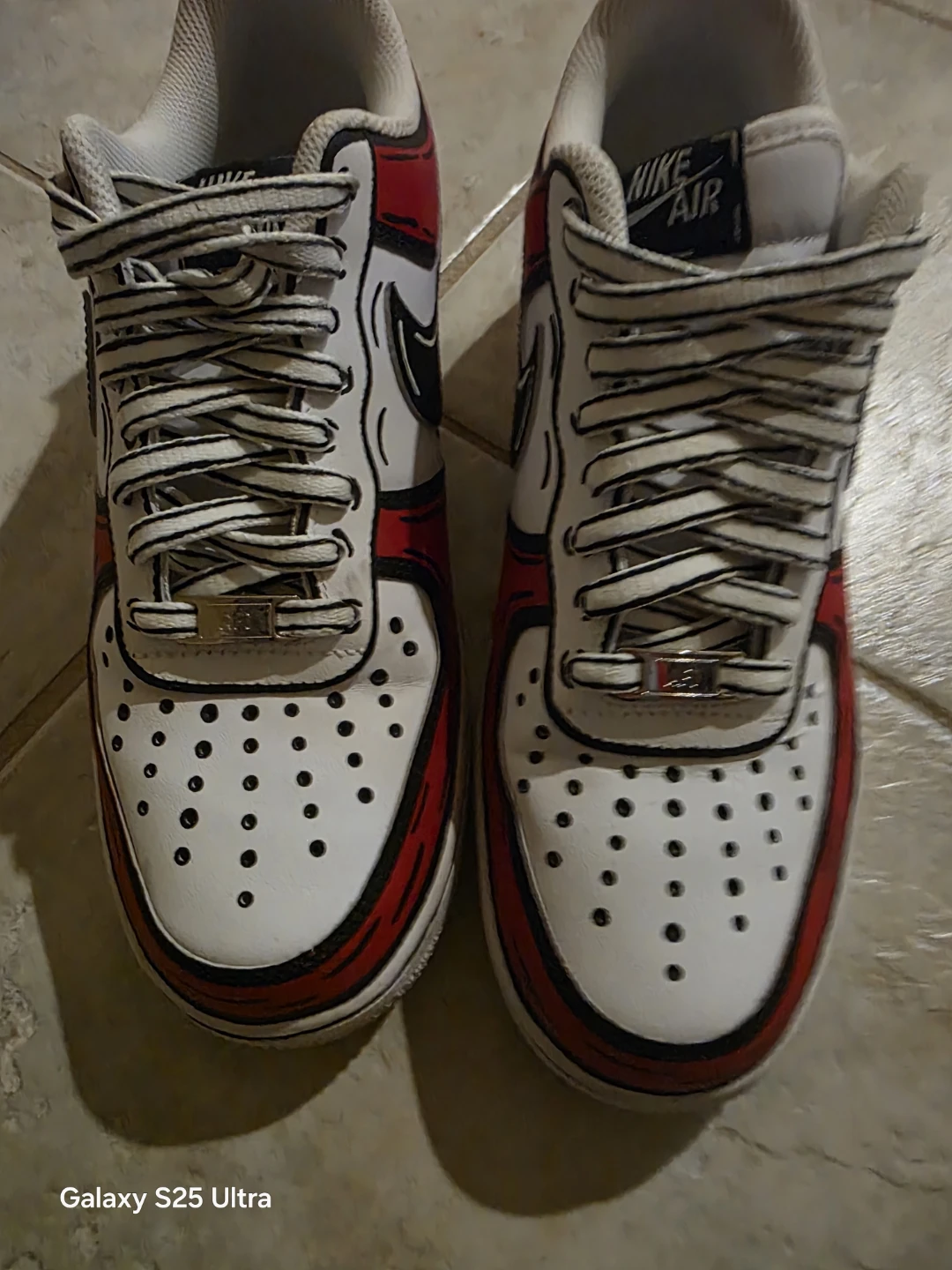 Nike Af1 Cartoon Custom Sneakers and af1 custom Louis Vuitton - photo 3