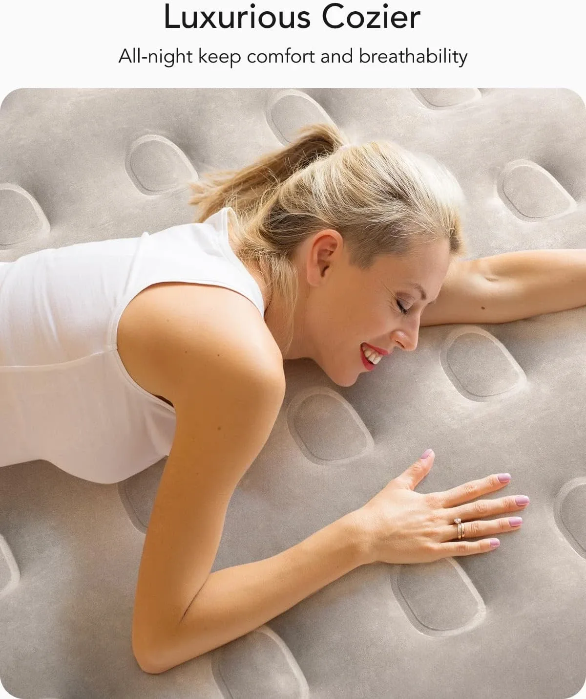 Air Mattress with Built in Pump BNIB image indicator(6)