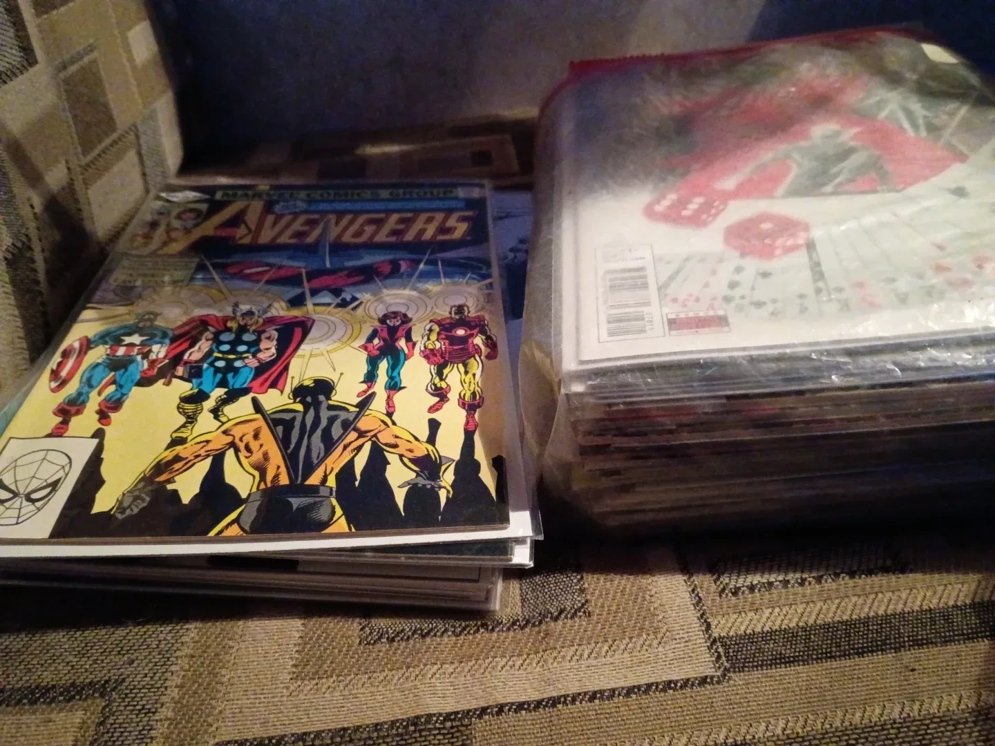 Marvel and DC comic books.