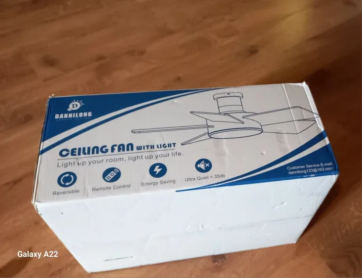 DANNILONG Ceiling Fan with Light & Remote image indicator(3)