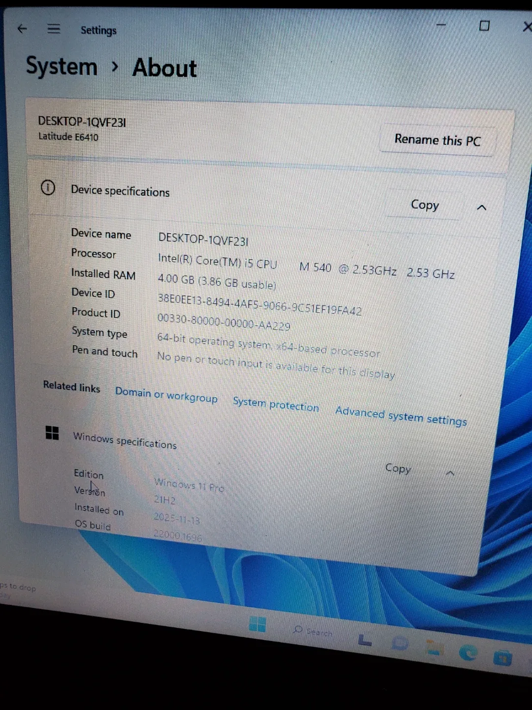 i5 windows 11pro Dell Latitude E6410 Laptop image indicator(7)