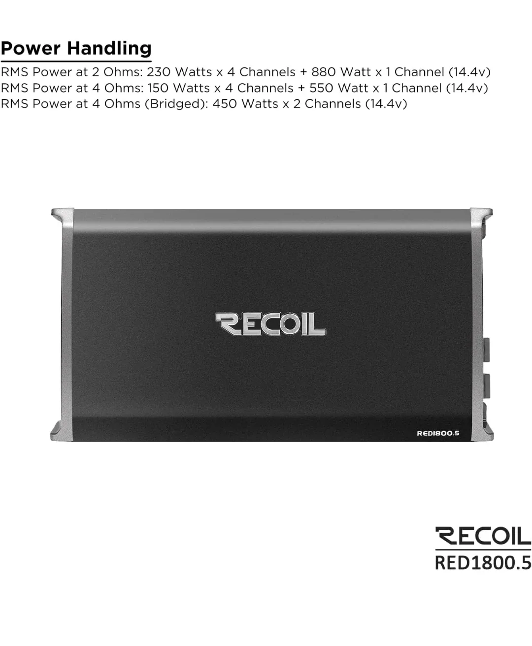 RECOIL RED1800.5 Amplifier image indicator(2)