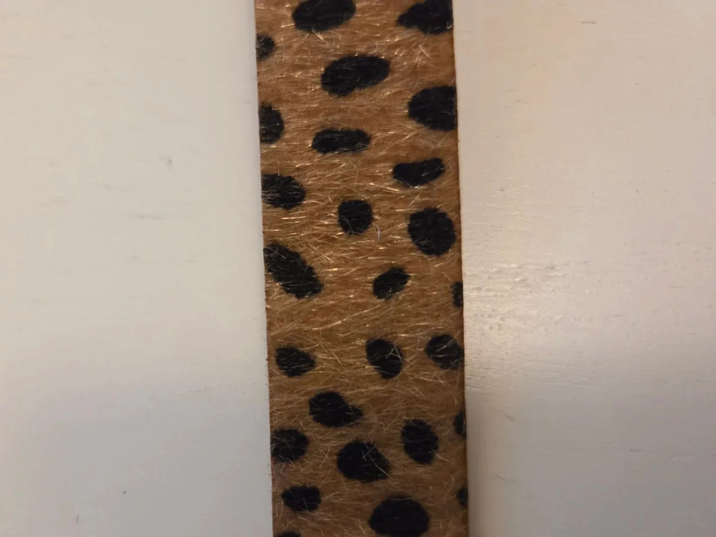 Two belts - faux leather brown and leopard print image indicator(5)