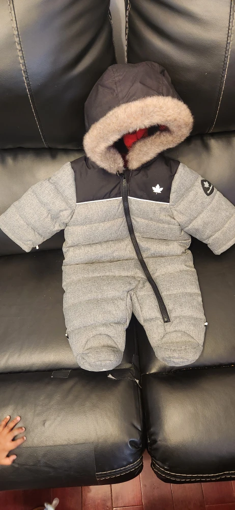 Canadiana Baby Snowsuit - Grey