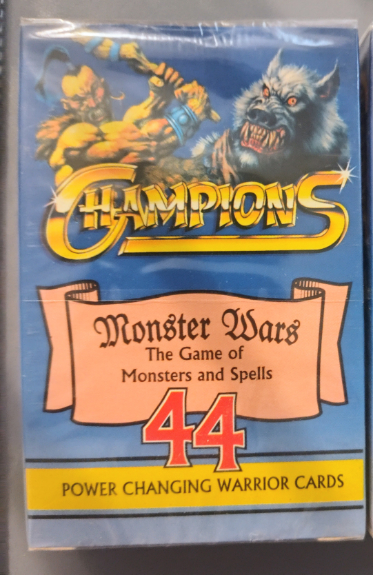 2 sealed 1995 Champions Medieval Battle Power Warrior Cards - photo 2