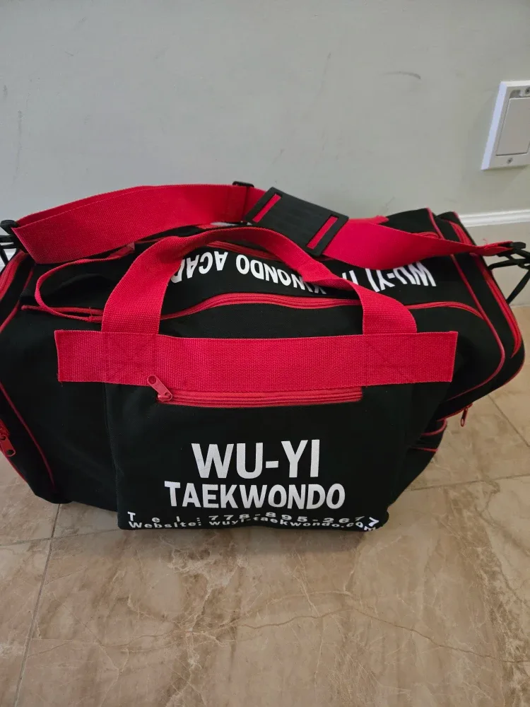 WU-YI Taekwondo Bag - Red and Black image indicator(3)