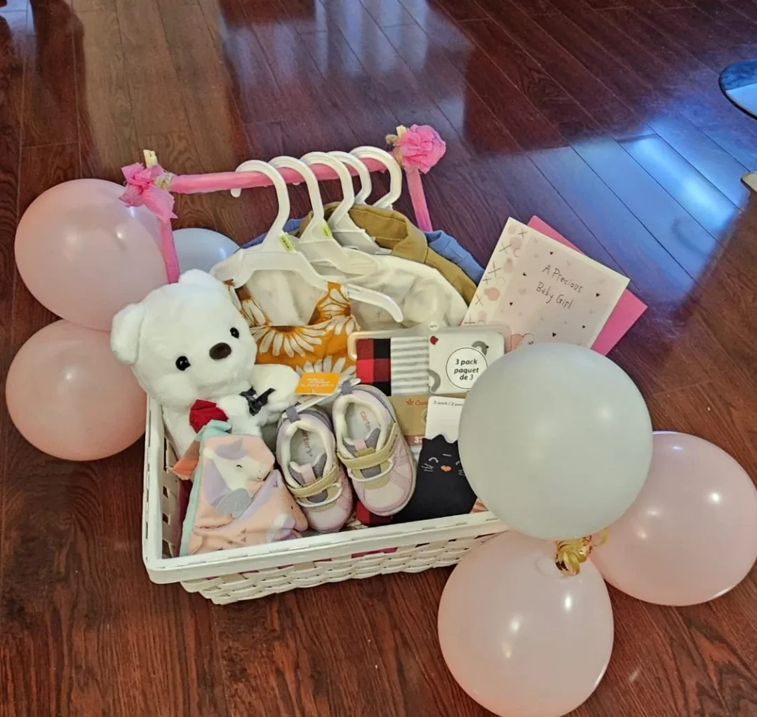 Baby Girl Gift Basket - Clothes, Shoes, Socks & More!