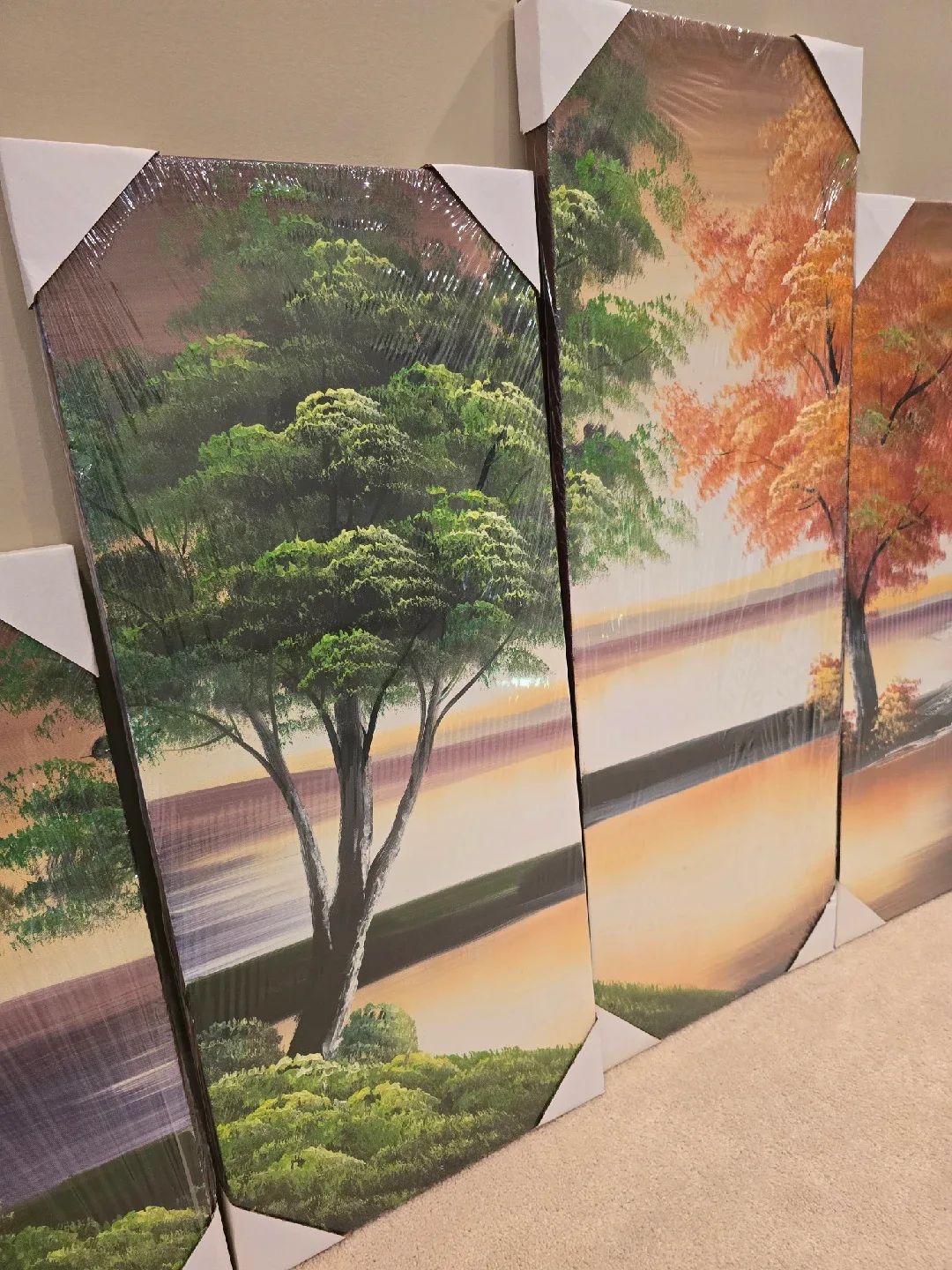 5-Piece Tree Canvas Wall Art Set - New image indicator(4)