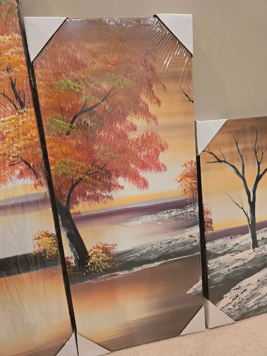 5-Piece Tree Canvas Wall Art Set - New image indicator(5)