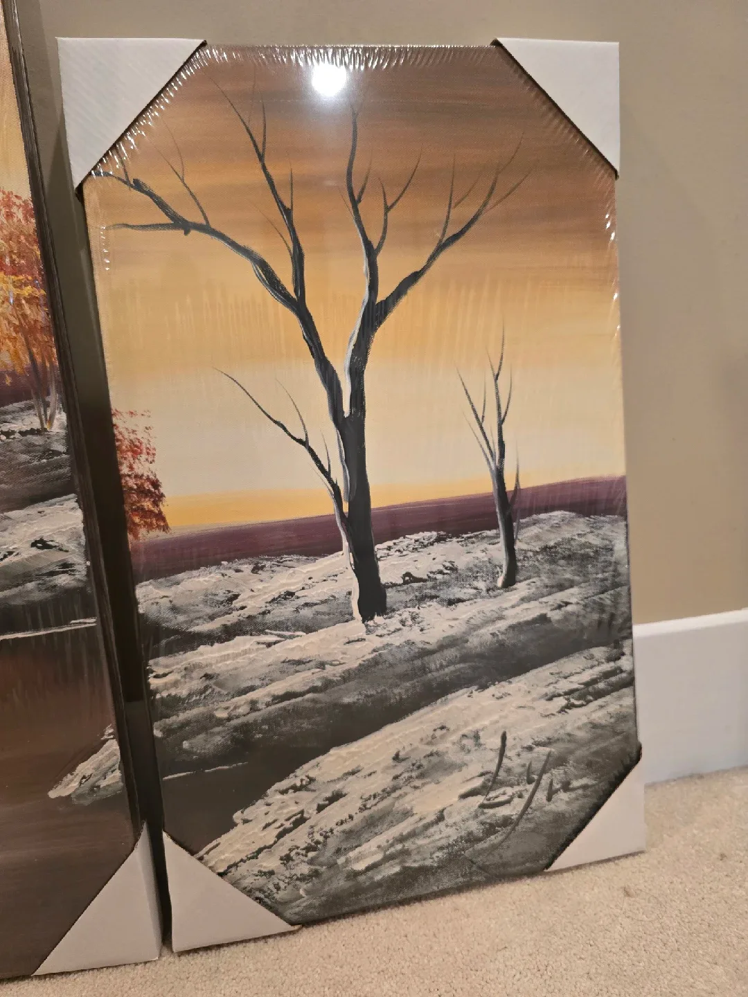 5-Piece Tree Canvas Wall Art Set - New image indicator(6)