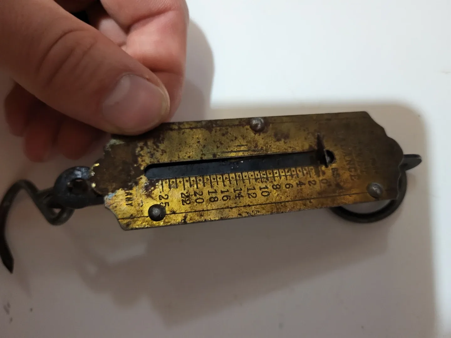 Antique Brass Scale image indicator(4)