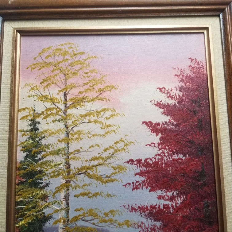 Set of 4 Framed Landscape Oil Paintings - photo 5