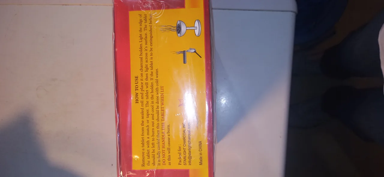 Starlight Charcoal Smokeless Tablets 40mm - 100 Pack image indicator(3)