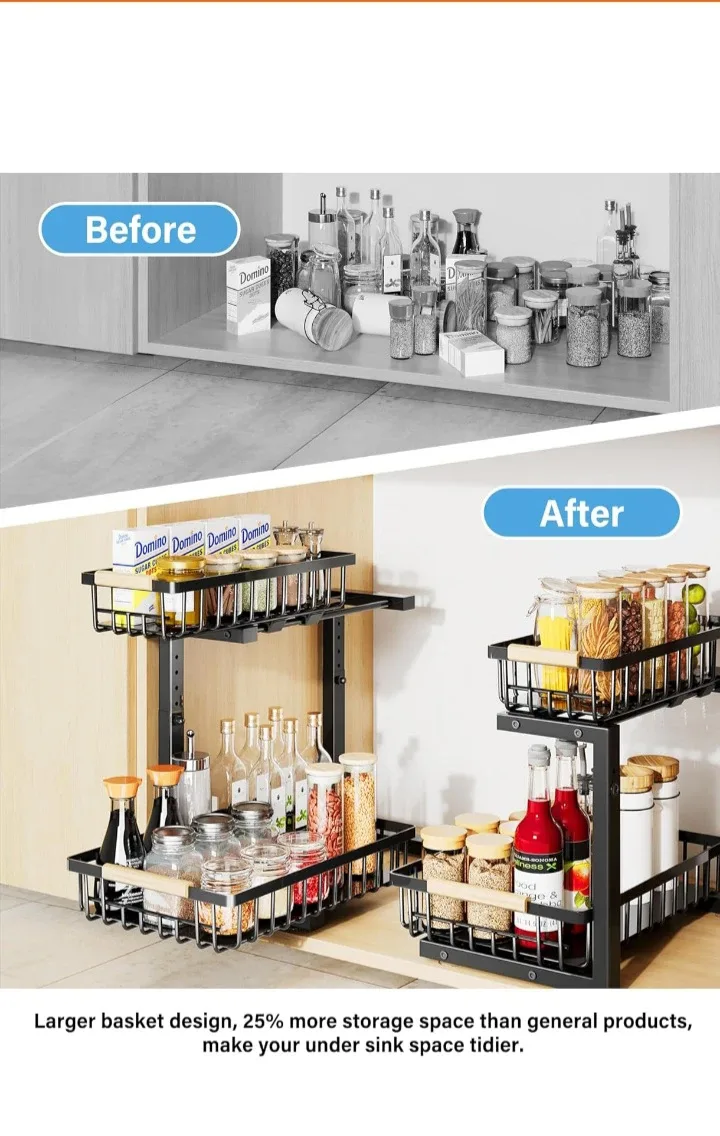 Under Sink Organizer - New in Box White image indicator(2)