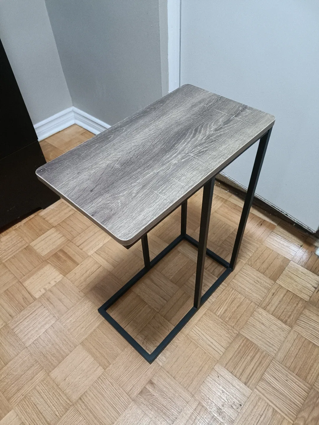 Side Table with Metal Frame