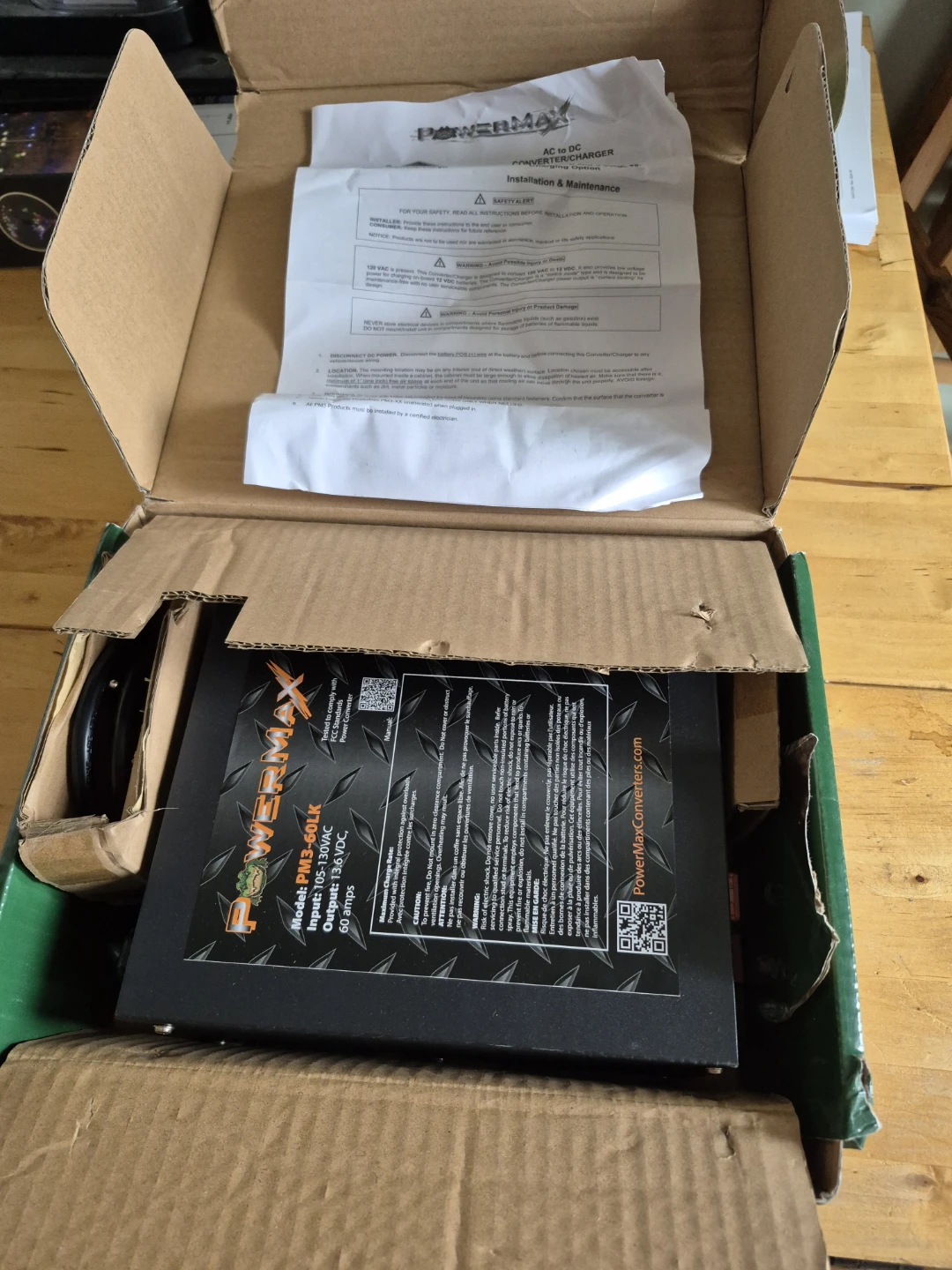 PowerMax PM3-60LK 60 Amp Power Converter - photo 5