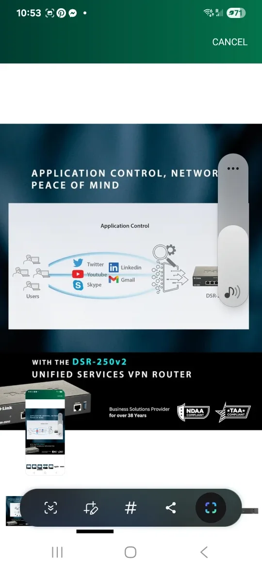 D-Link DSR-250V2 Unified Services VPN Router image indicator(6)