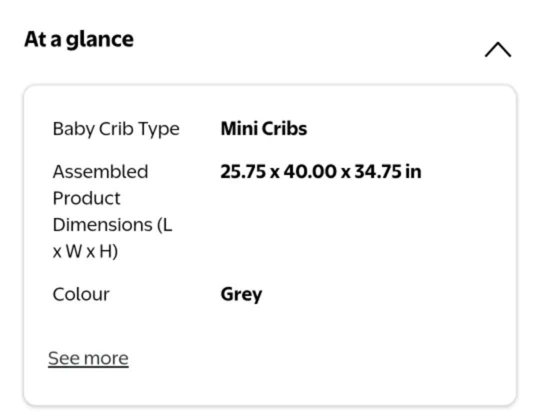 Delta Children Grey Mini Crib image indicator(2)