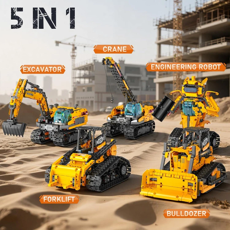 Connecta MAXFORCE 5-in-1 Engineering Vehicle - photo 3