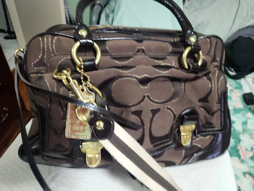 Coach Brown Signature Satchel - photo 2