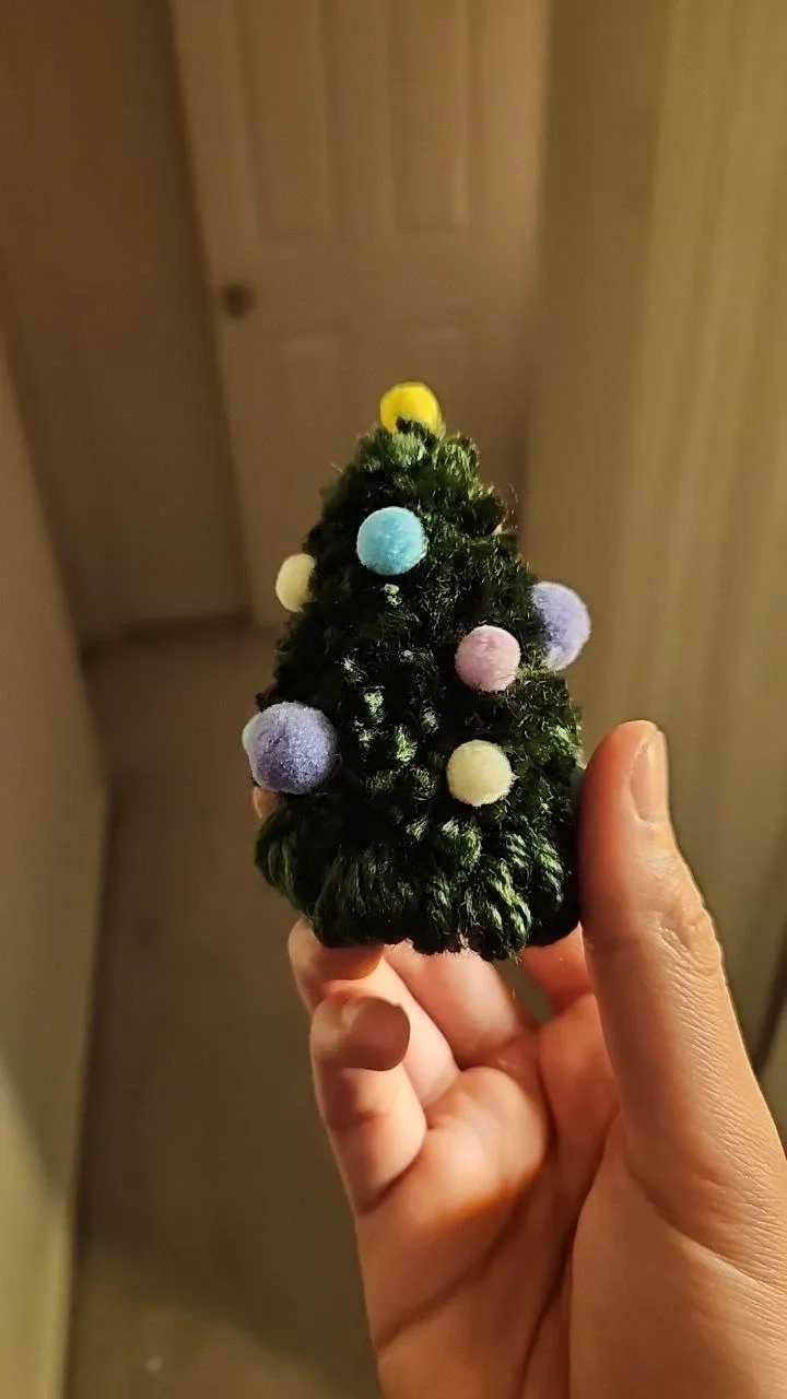 yarn Christmas gnomes, ornaments handmade image indicator(7)