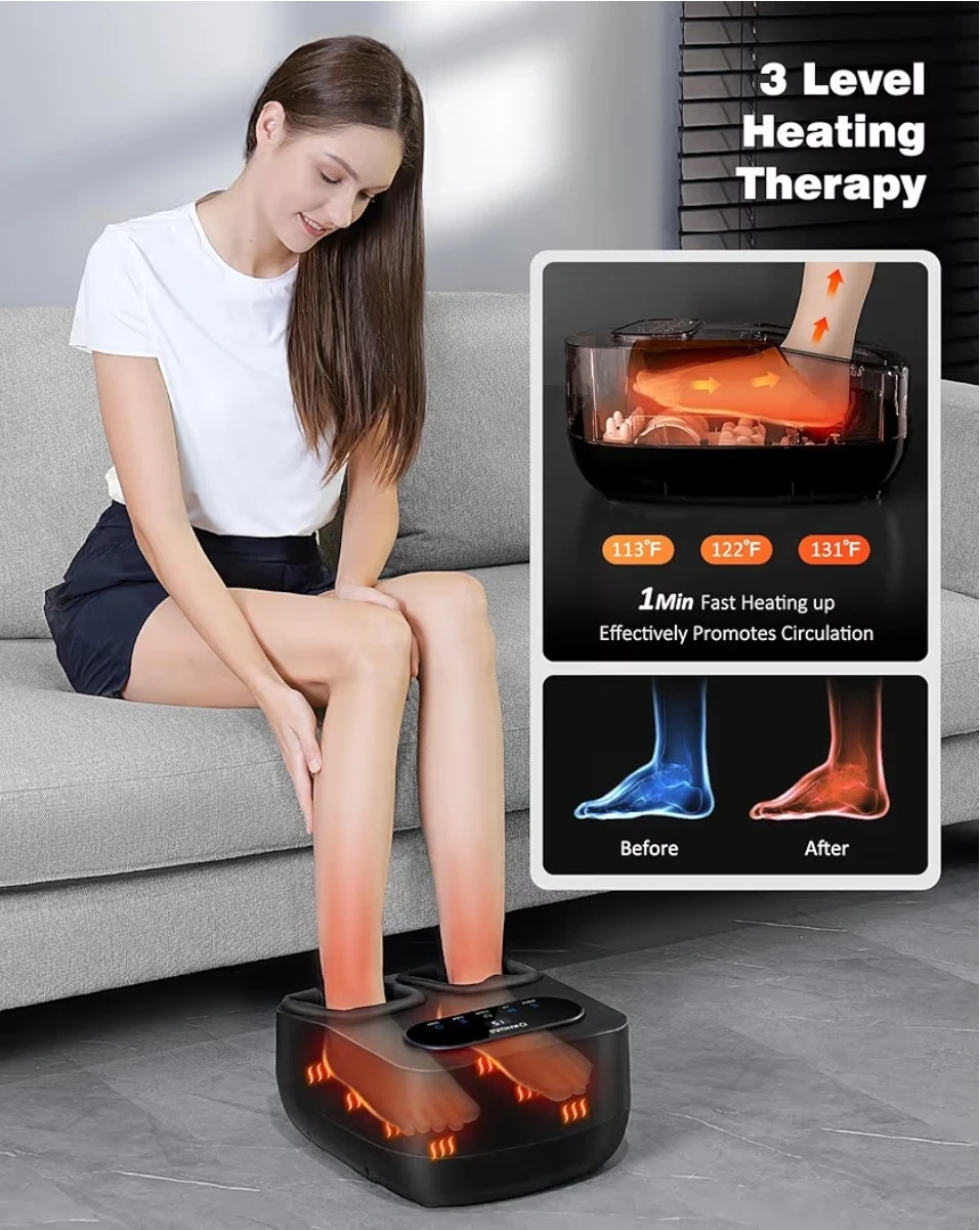 OKNOZE Foot Massager with Heat - photo 2