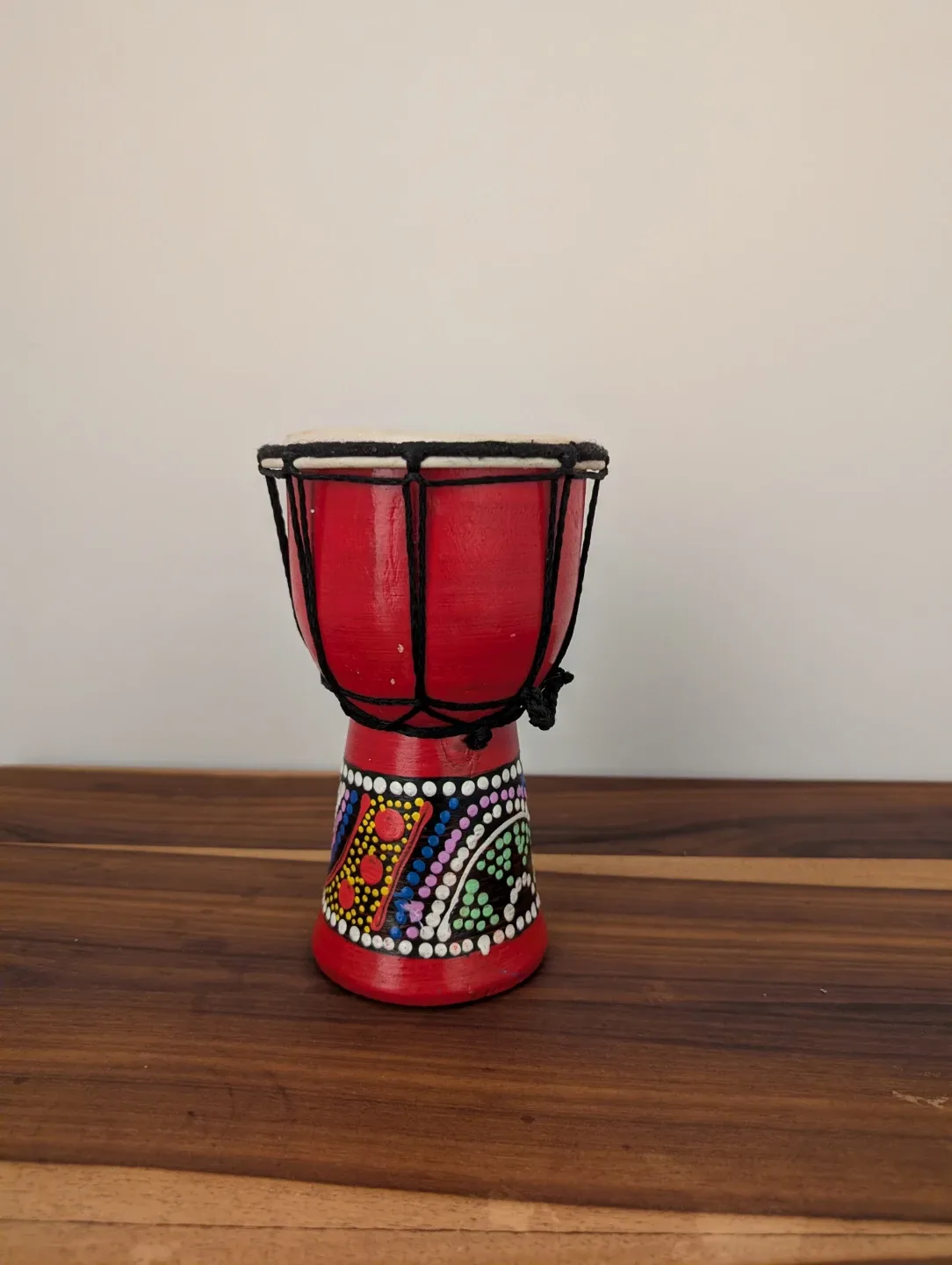 Red Djembe Drum