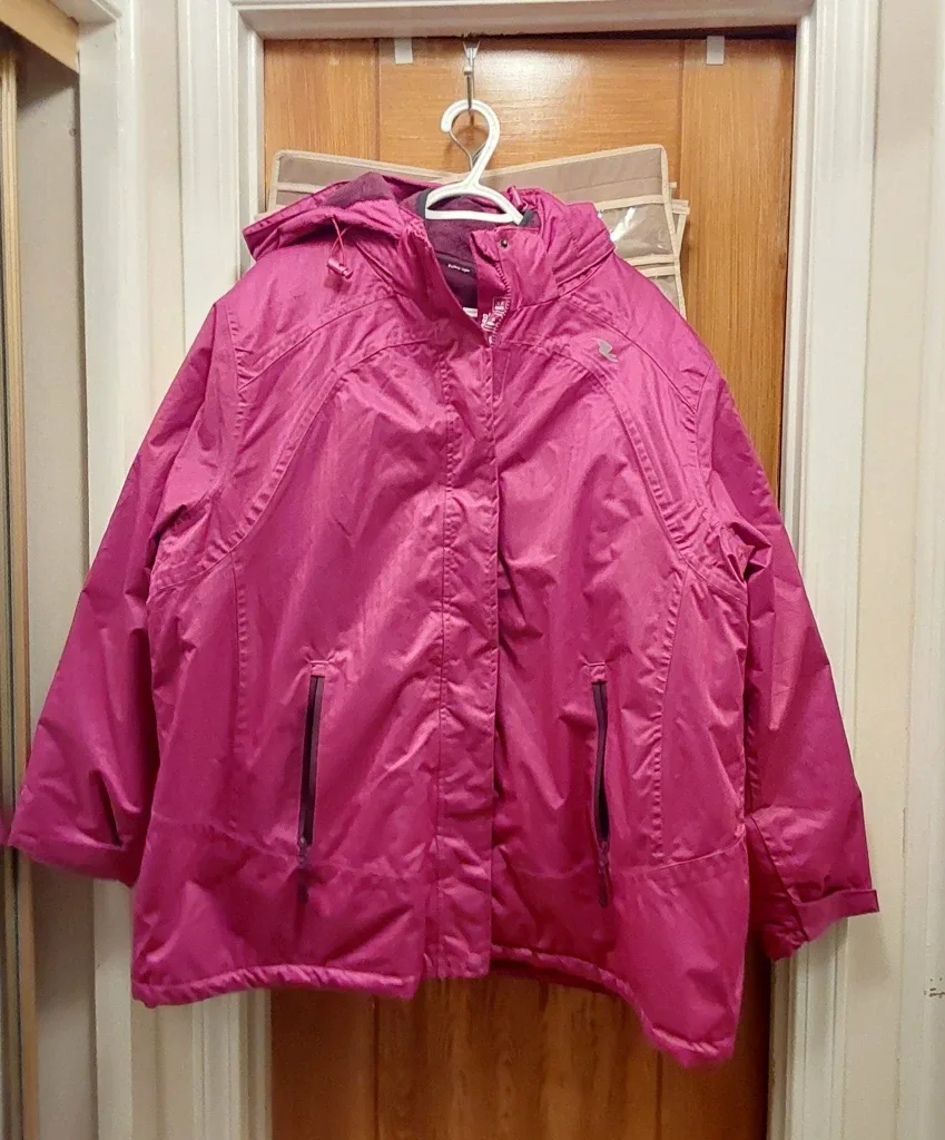 Athletic Works Ladies 2X Pink Winter Coat image indicator(2)