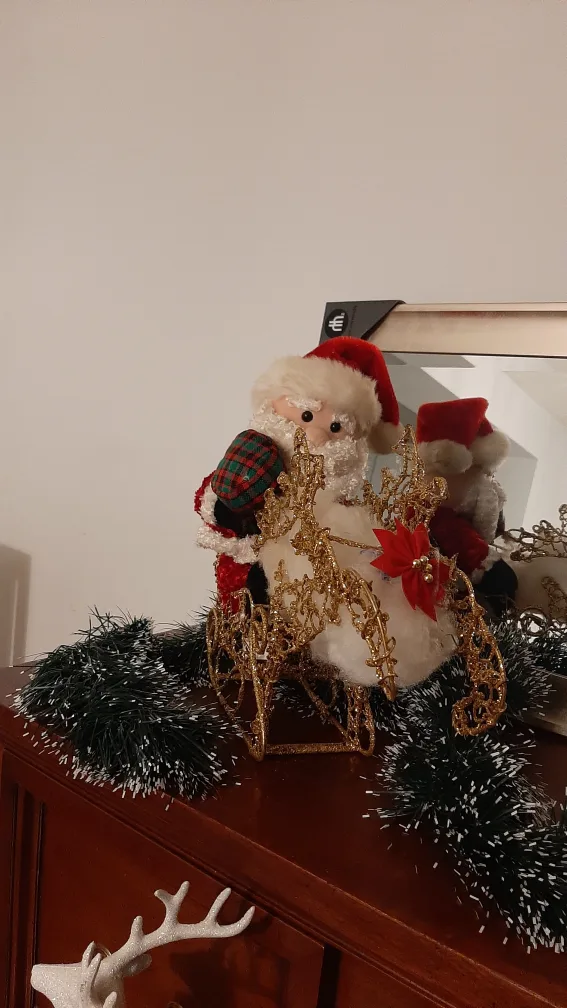 Santa Claus on Sleigh Christmas Decoration image indicator(4)