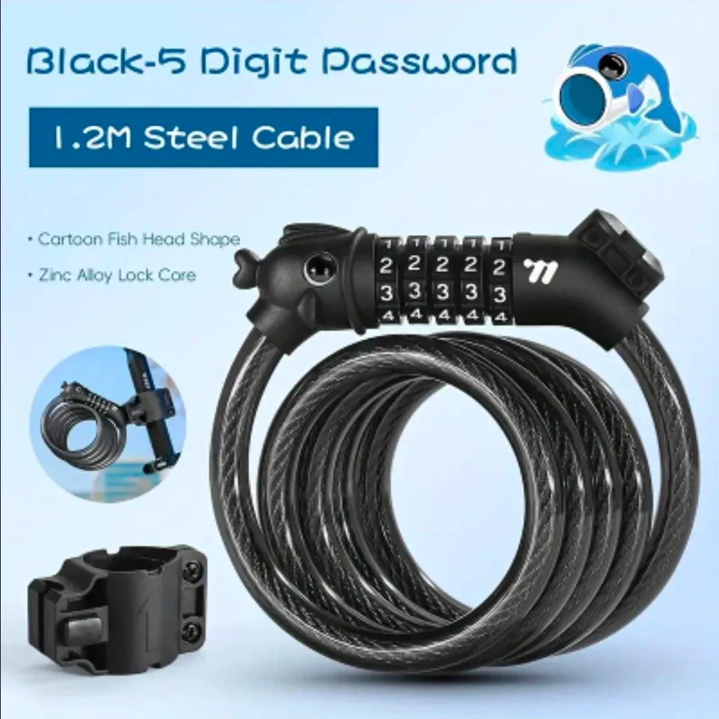 Password Bike Lock, with Base Mount image indicator(5)