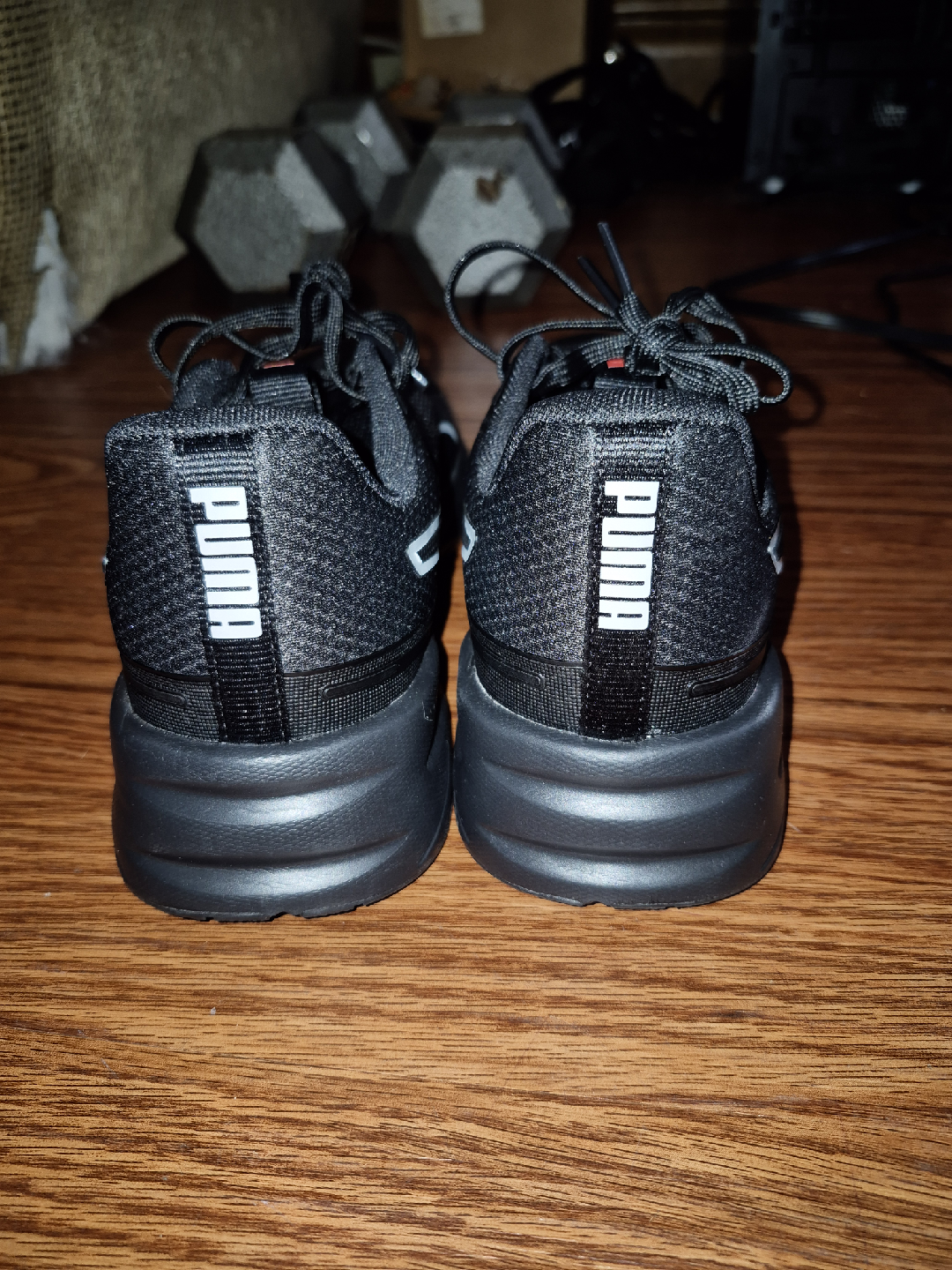 US8.5 Puma All Black Running Shoes - photo 5