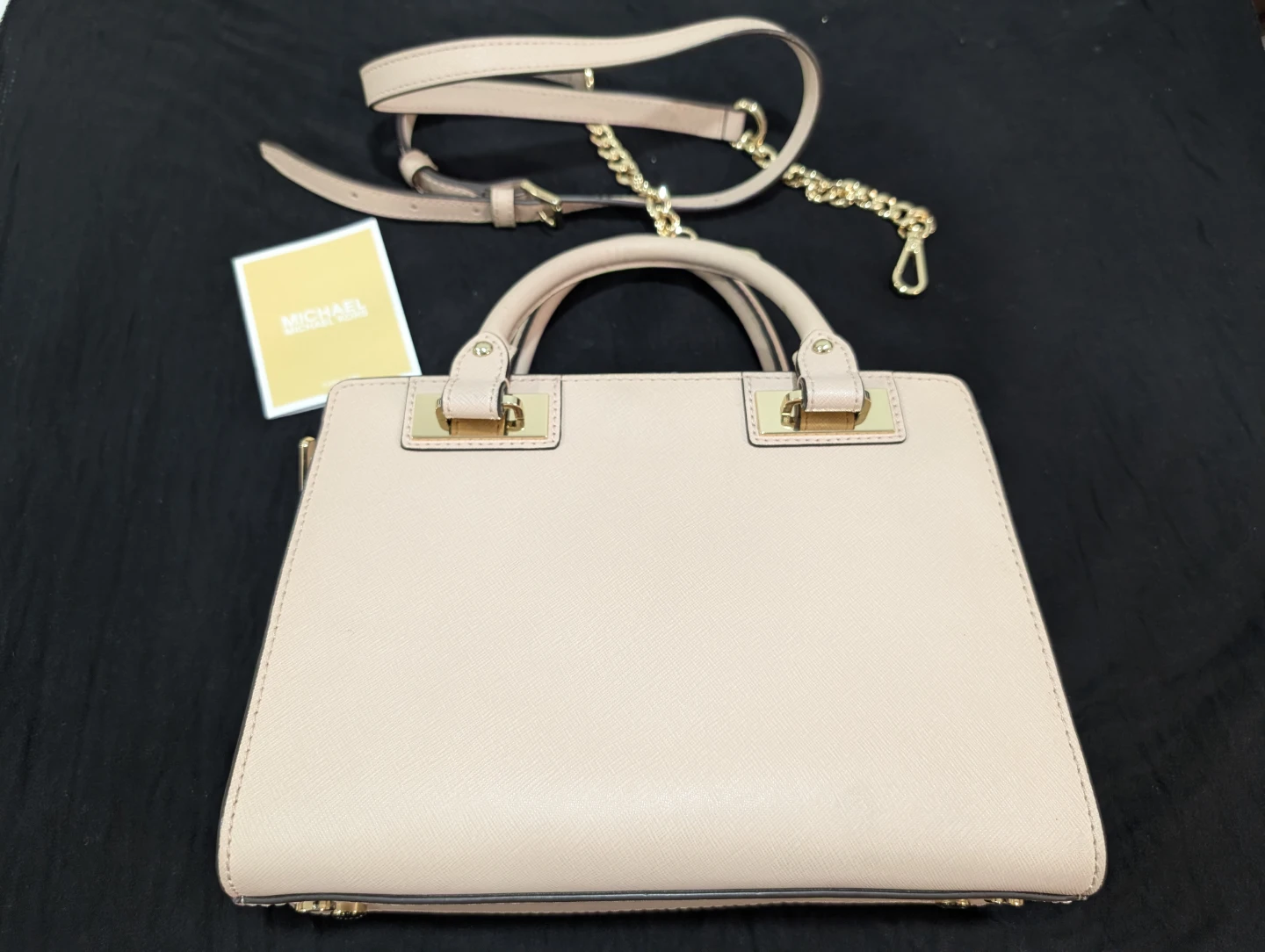 Michael Kors Quinn Small Saffiano Leather Satchel in Pink - photo 2
