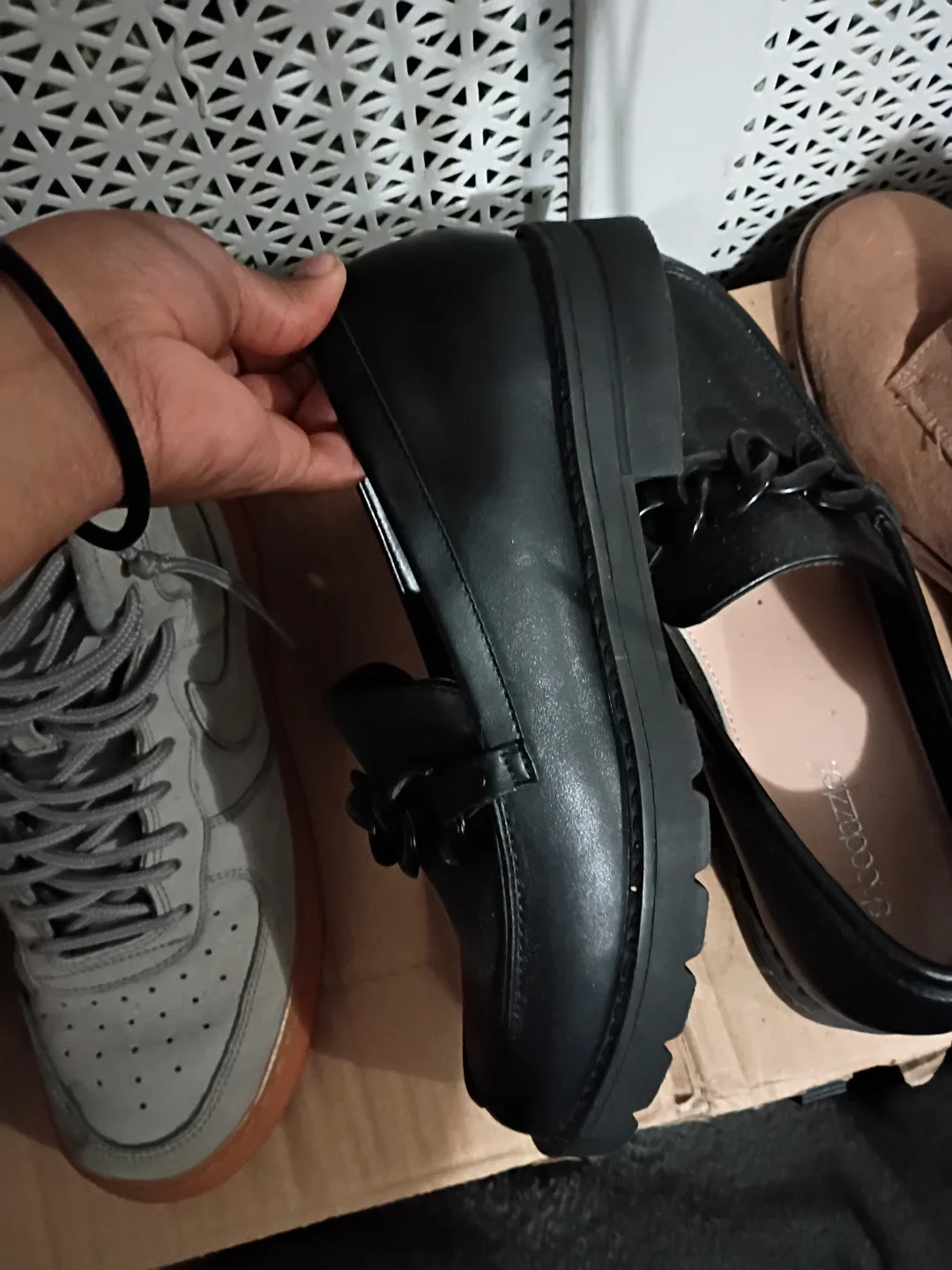 Black Shoedazzle Loafers image indicator(2)