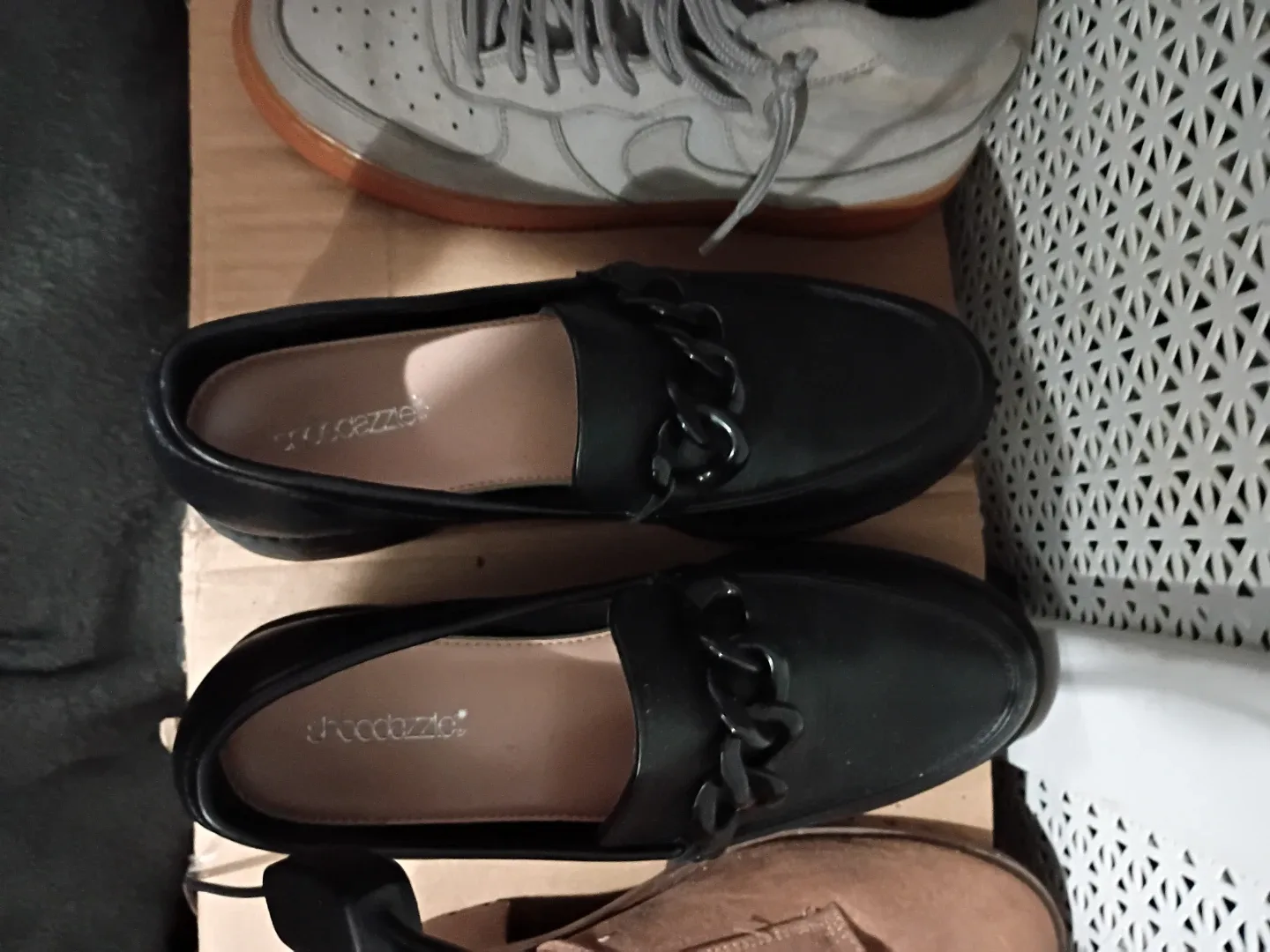 Black Shoedazzle Loafers image indicator(3)