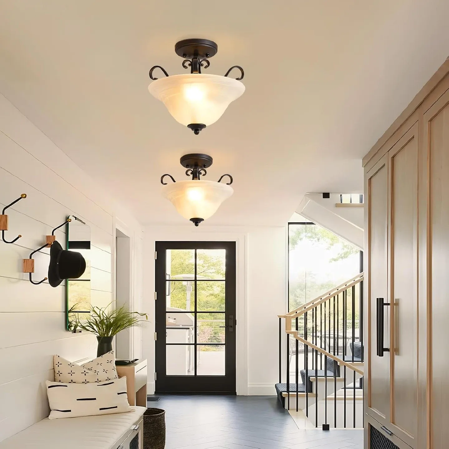 Semi Flush Mount Ceiling Light BNIB image indicator(5)