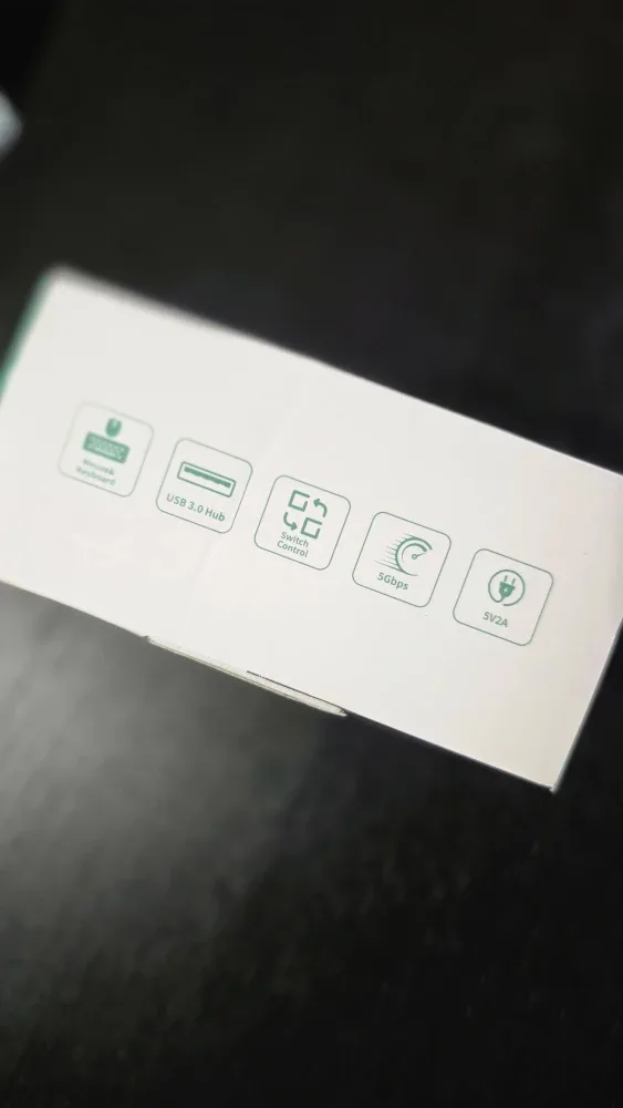 Suidek HDMI KVM Switch Dual, Controller & 2 USB Cables - New image indicator(2)