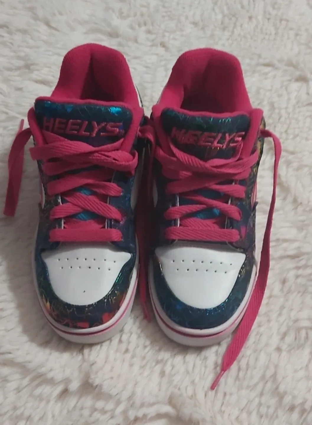 2 Pairs of Girls' Heelys (sz 2 & 4)