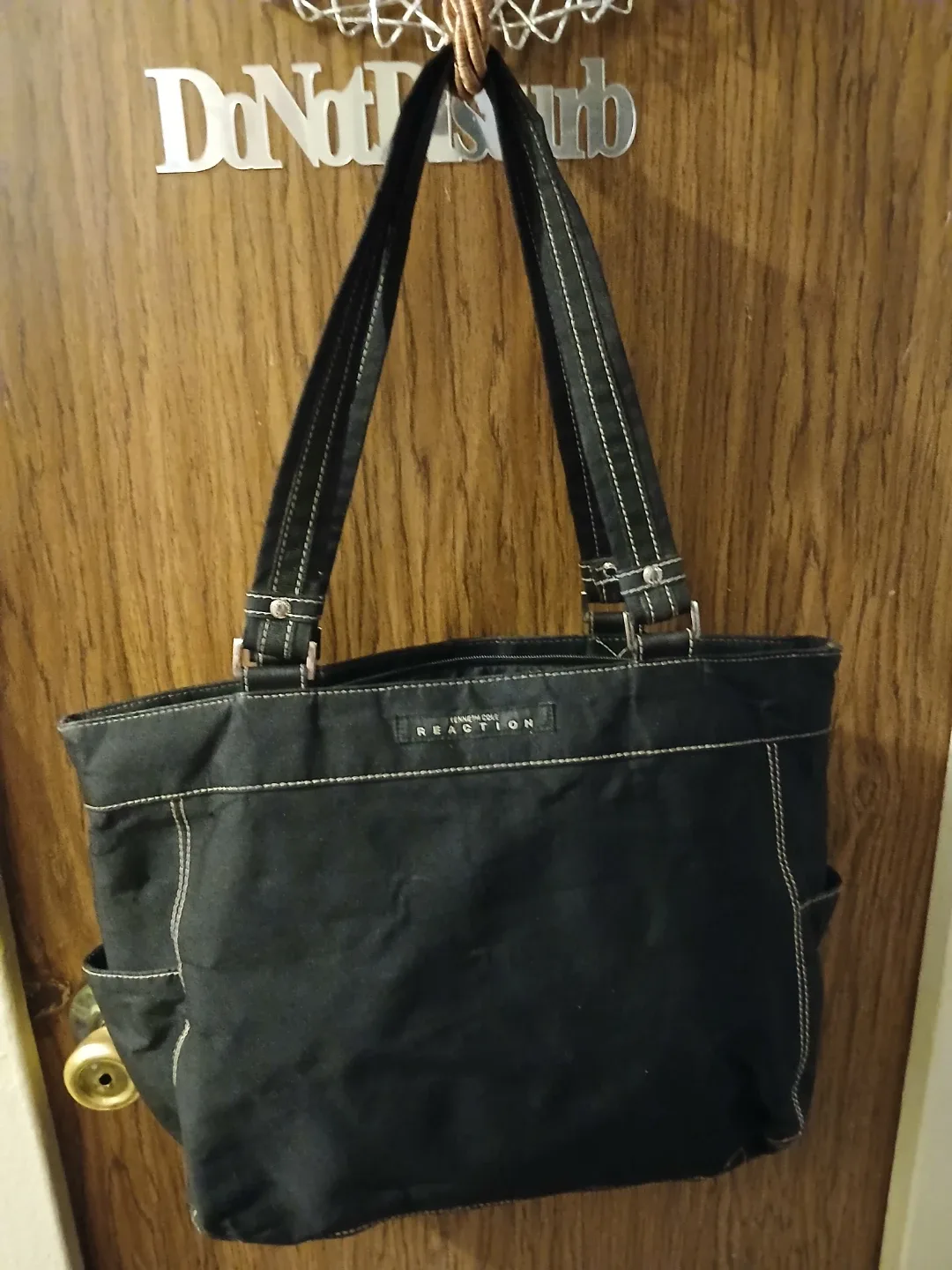 Kenneth Cole Reaction Black Tote Bag image indicator(2)