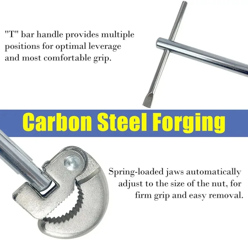 🛠Basin Wrench Spring Loaded🛠 image indicator(4)