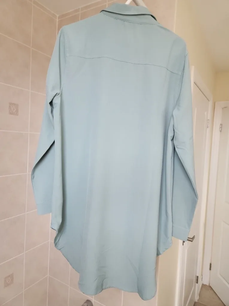 Jana Light Blue Button-Up Shirt - Size XL image indicator(3)