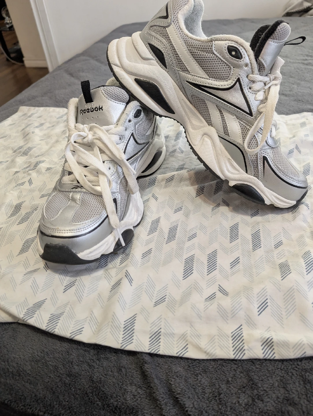 Reebok Silver Sneakers